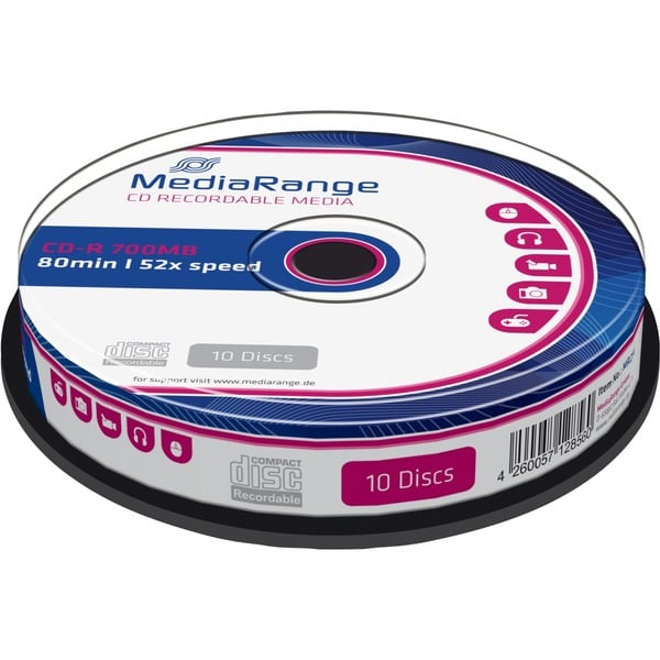 MediaRange MR214 CD-R 700Mo 10pièce(s) CD vierge CD-R, 700 Mo, 10 pièce(s)