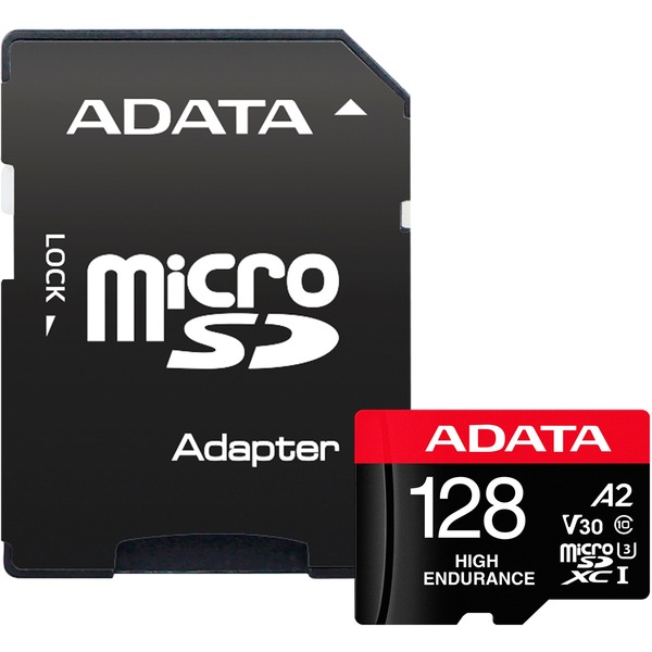 Adata High Endurance 128 Go Microsdxc Carte Memoire Uhs I Class 10