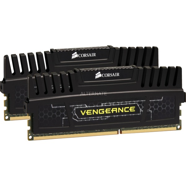 Corsair Vengeance Series 16 Go kit 2x 8 Go DDR3 1600 MHz CL10 Memoire vive Kit Dual Channel RAM DDR3 PC12800 Detail Lite