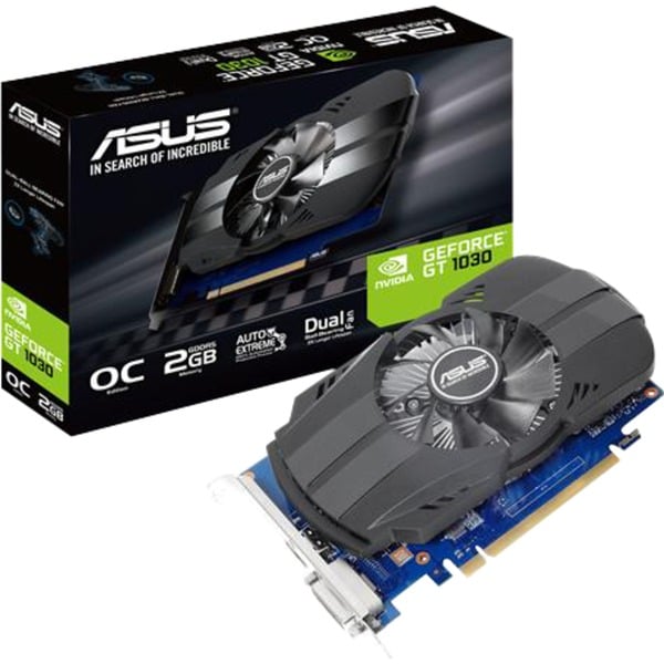 ASUS Phoenix GeForce GTX 1030 OC editie Carte graphique DVI D HDMI