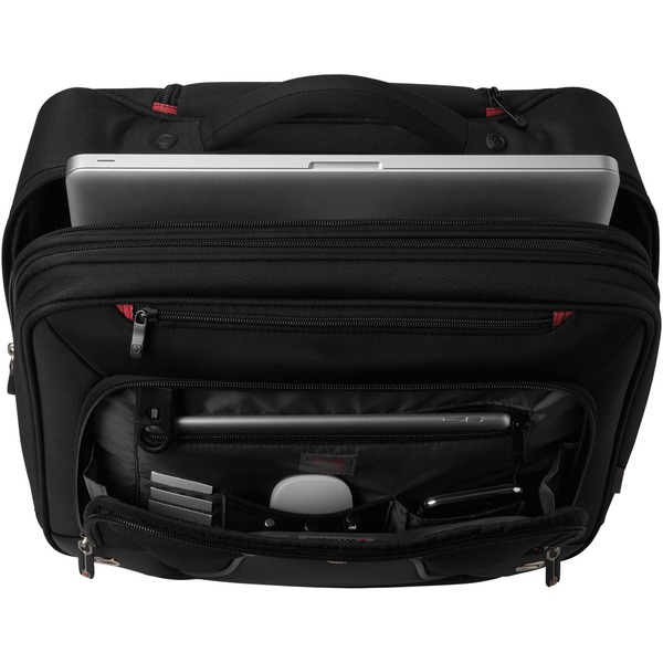 Falcon FI2567 Sacoche a roulettes pour Ordinateur Portable 16 Noir