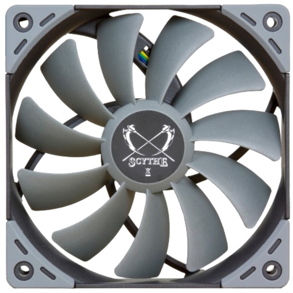 Scythe SU1225FD12M-RHP système de refroidissement d’ordinateur Boitier PC Ventilateur 12 cm Noir, Gris, Ventilateur de boîtier Gris, Ventilateur, 12 cm, 300 tr/min, 1200 tr/min, 38 dB, 89,04 cfm