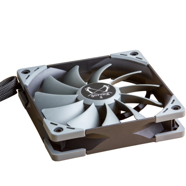 Scythe SU1225FD12M-RHP système de refroidissement d’ordinateur Boitier PC Ventilateur 12 cm Noir, Gris, Ventilateur de boîtier Gris, Ventilateur, 12 cm, 300 tr/min, 1200 tr/min, 38 dB, 89,04 cfm