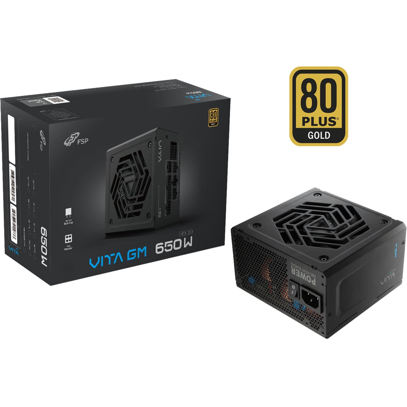 FSP Fortron VITA 650 GM PC Netzteil 650 W ATX 80PLUS® Gold