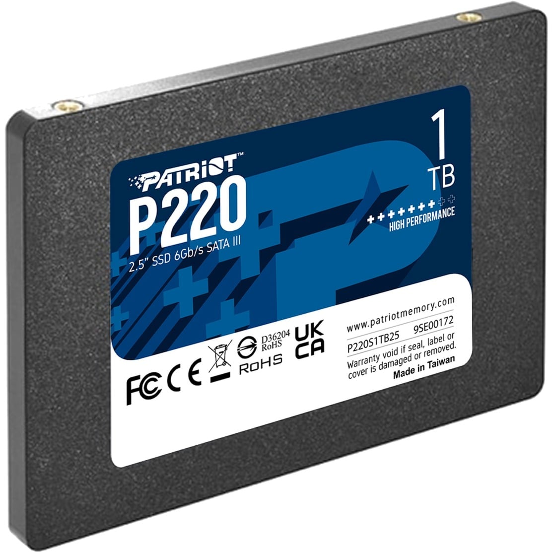 Patriot P220 SSD - 1TB - 2.5" - SATA-600