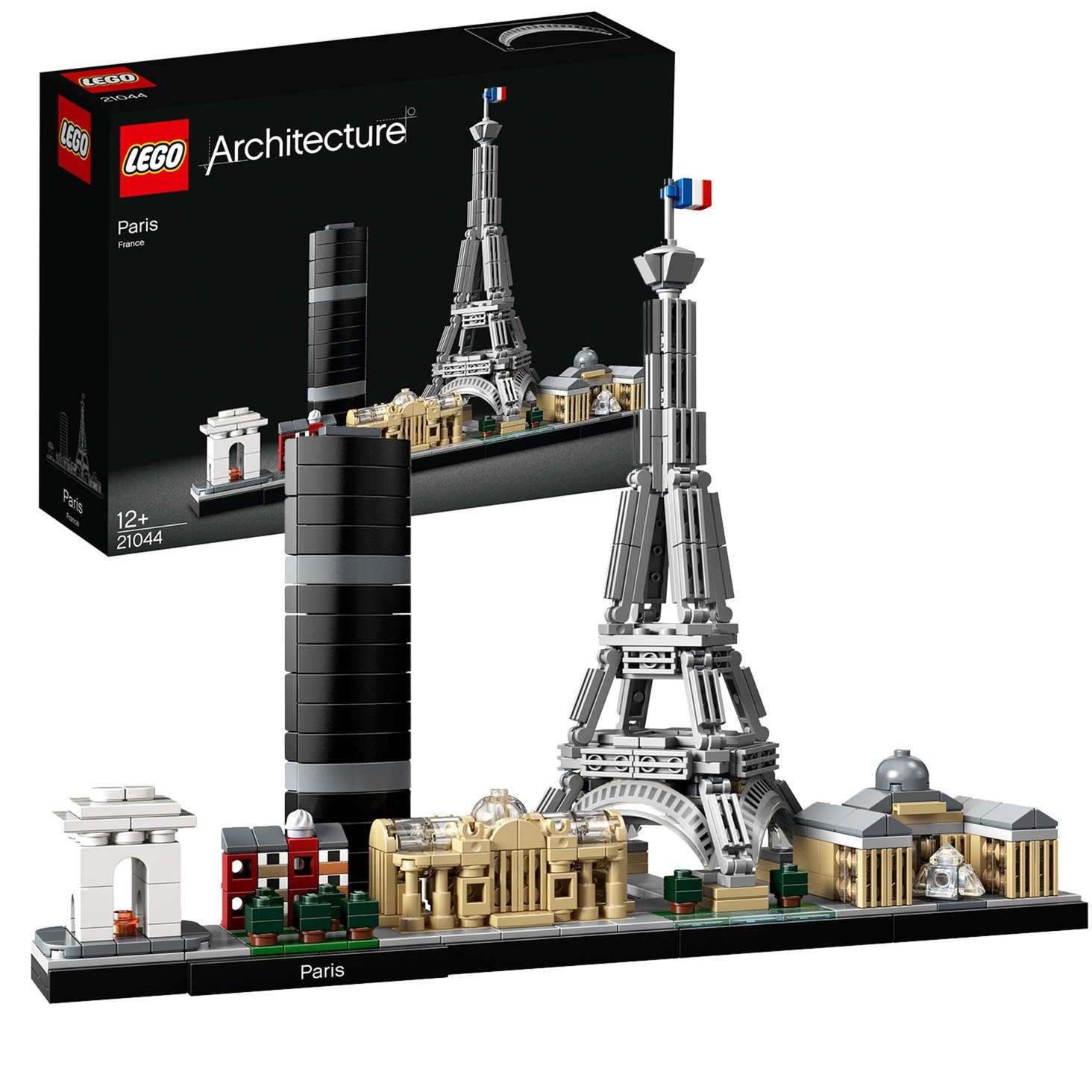 Lego 21044 Architecture Paris, Ensemble De Construction Skyline, ModèLe De Collection Et D'exposition Pour Adultes-image