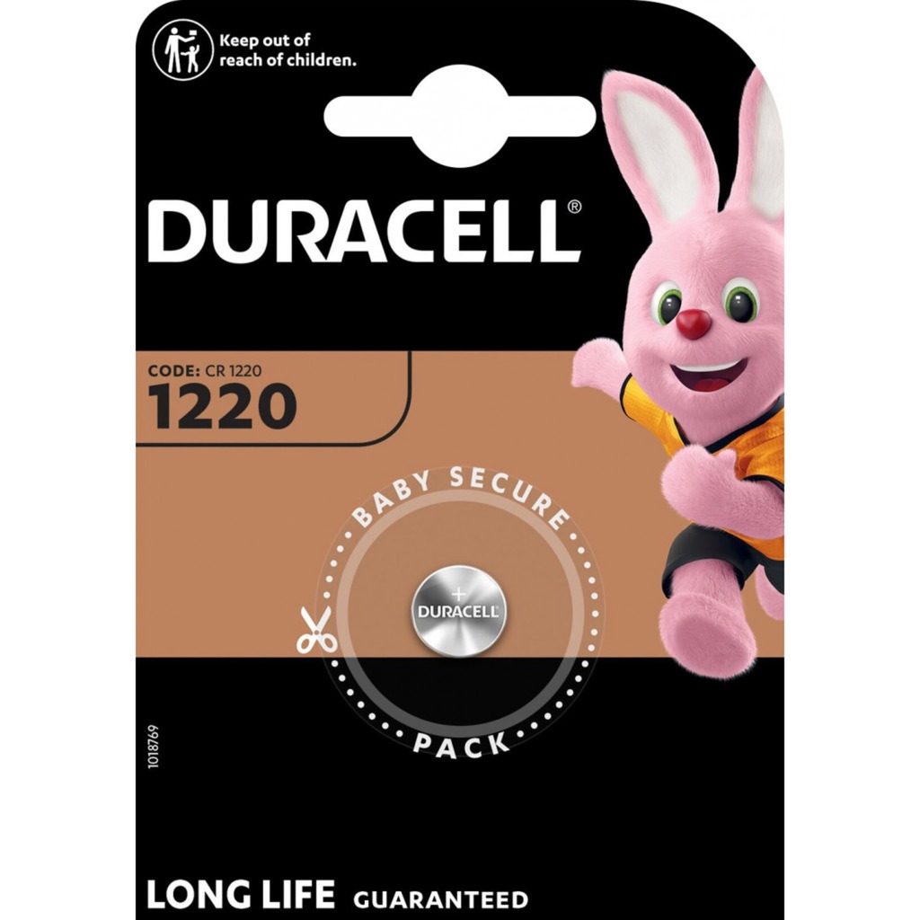 DURACELL Pile bouton au lithium - CR1220 - 1 pi&egrave;ce 