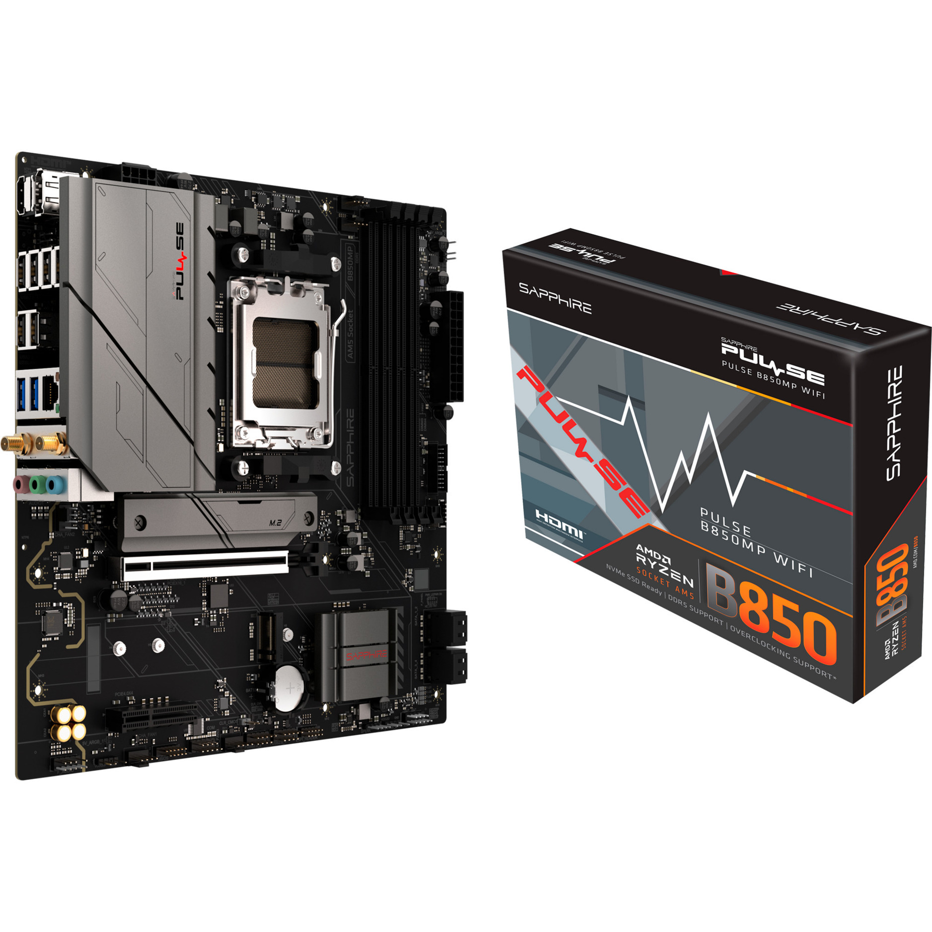 SAPPHIRE  PULSE B850M WIFI carte m&egrave;re socket AM5