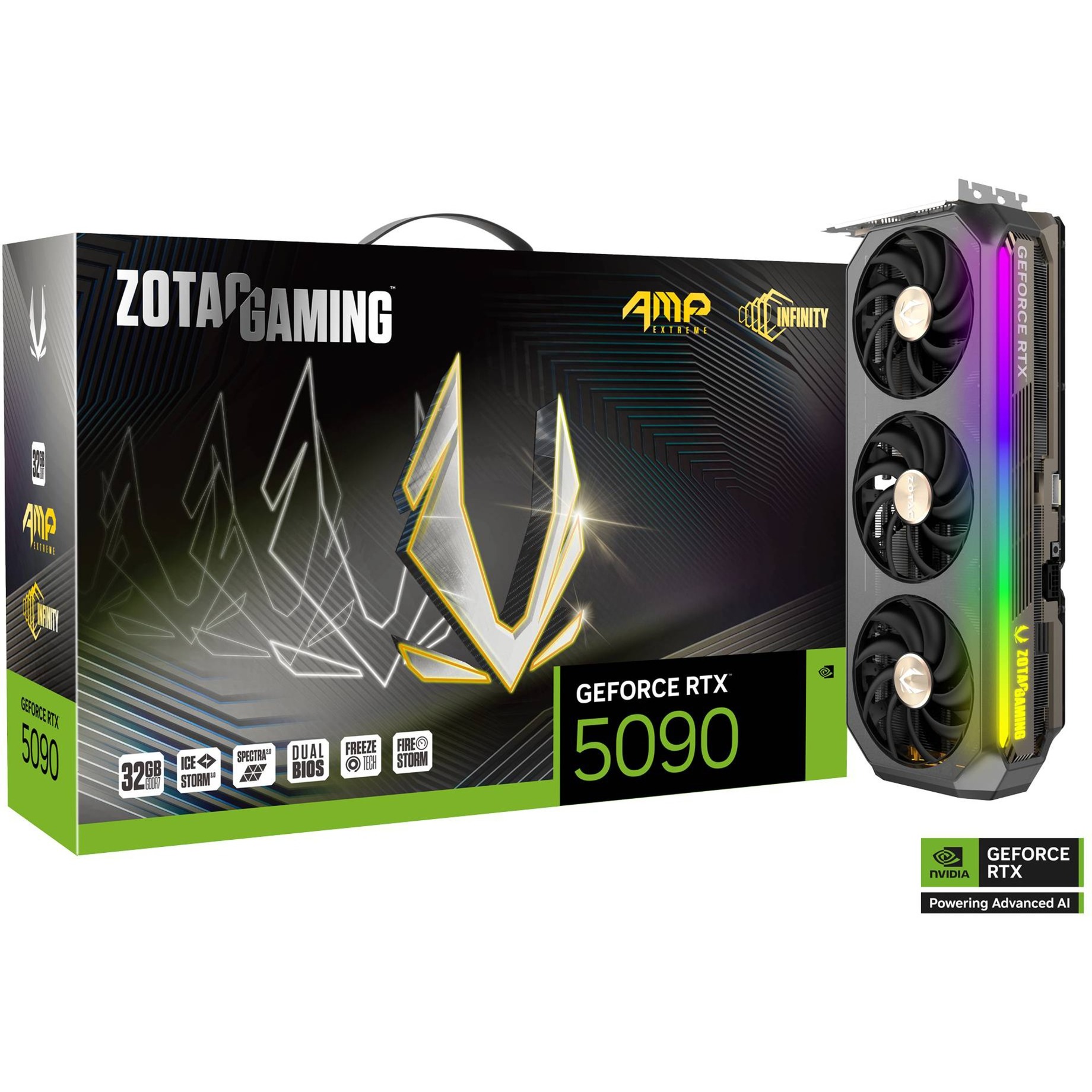 ZOTAC NVIDIA GeForce RTX 5090 AMP Extreme INFINITY 32GB RGB Blackwell