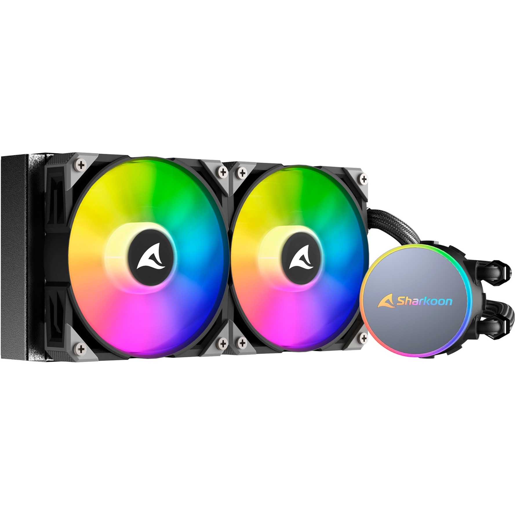 Sharkoon S70 Rgb 240 Mm Liquid Cooling Heatsink Clair