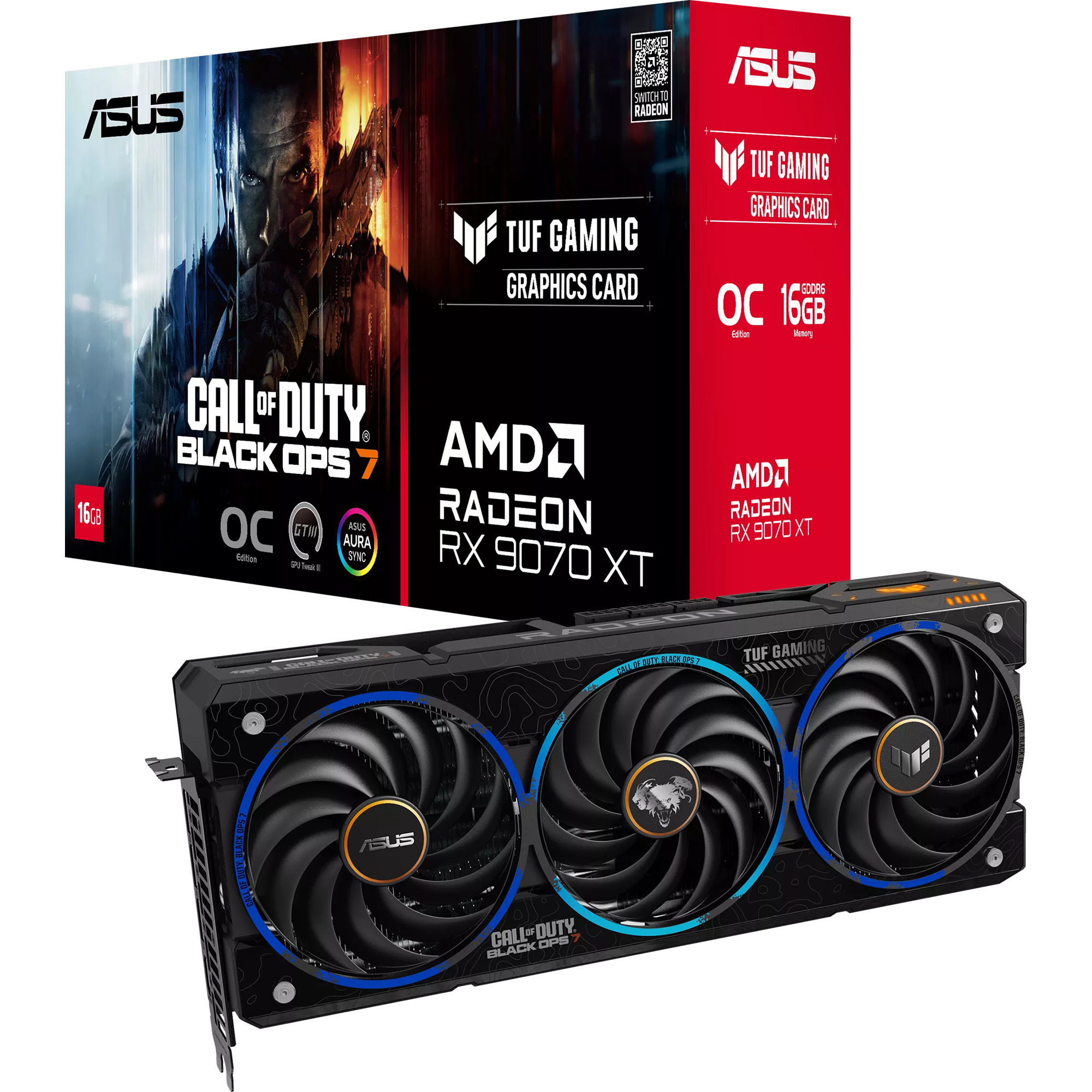 ASUS TUF Gaming Radeon RX 9070 XT COD BO7 Special Edition 16GB GDDR6
