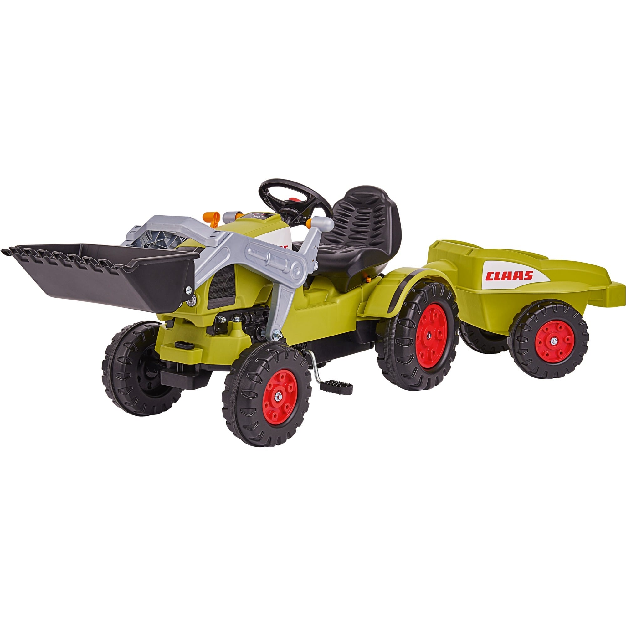 Tracteur à pédales et remorque - Claas Celtis