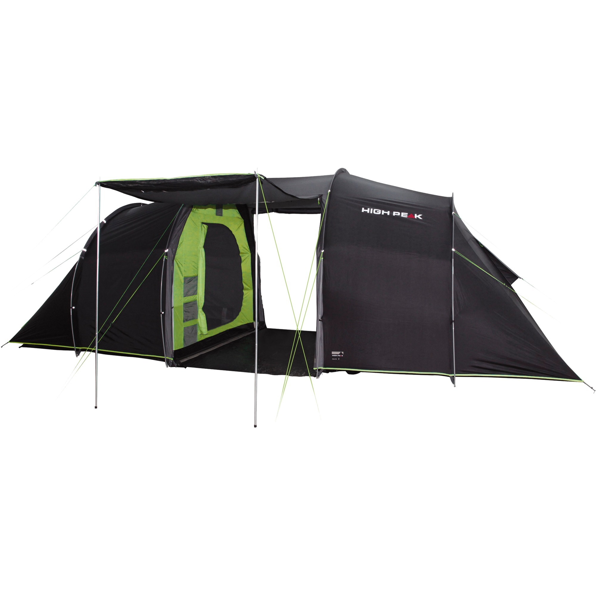 High Peak Tunnelzelt "Tauris 6" 6 Personen Set, mit Transporttasche