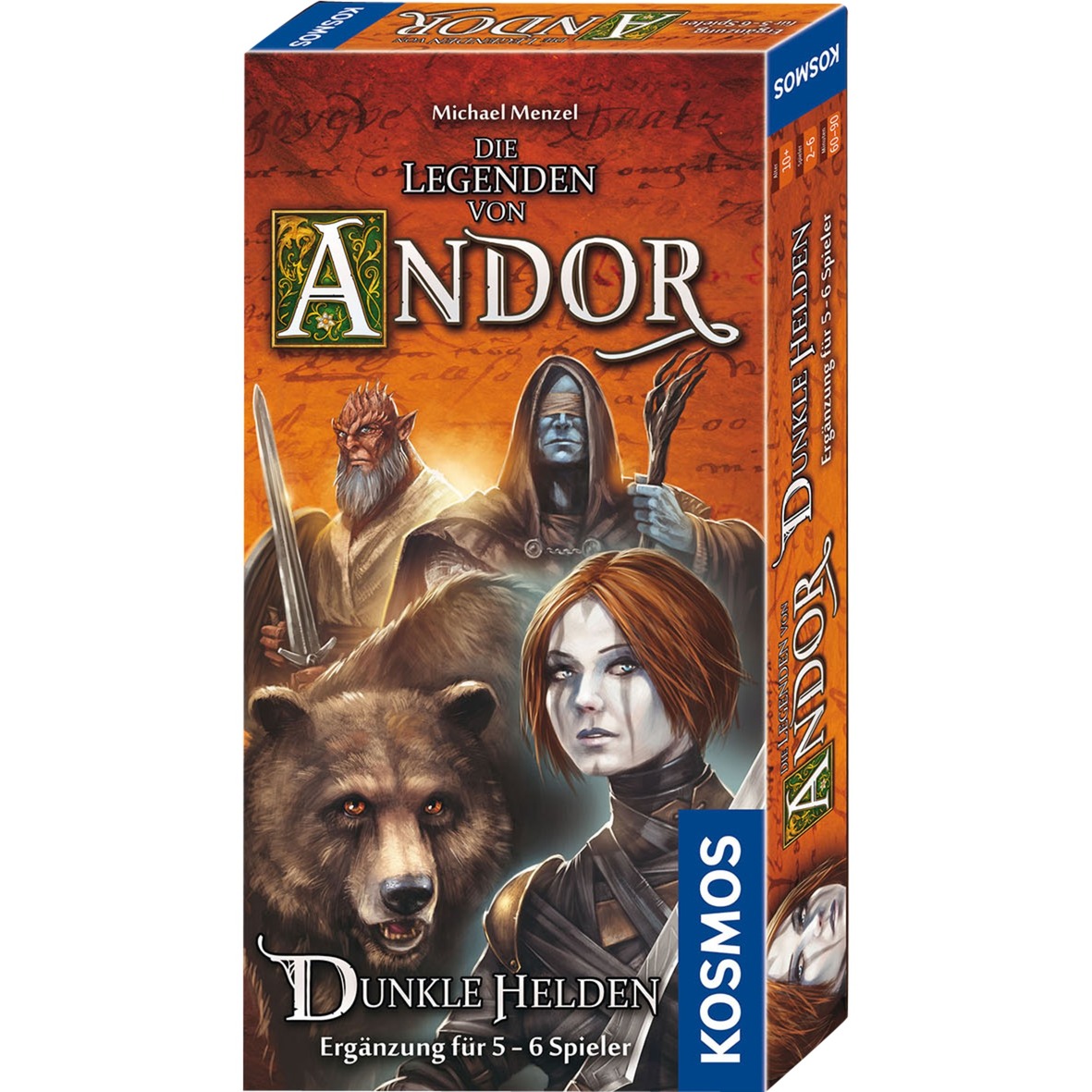 KOSMOS Die Legenden von Andor - Dunkle Helden Legends of Andor 90 min Extension de jeu de société Extension de jeu de société, 10 an(s), 90 min
