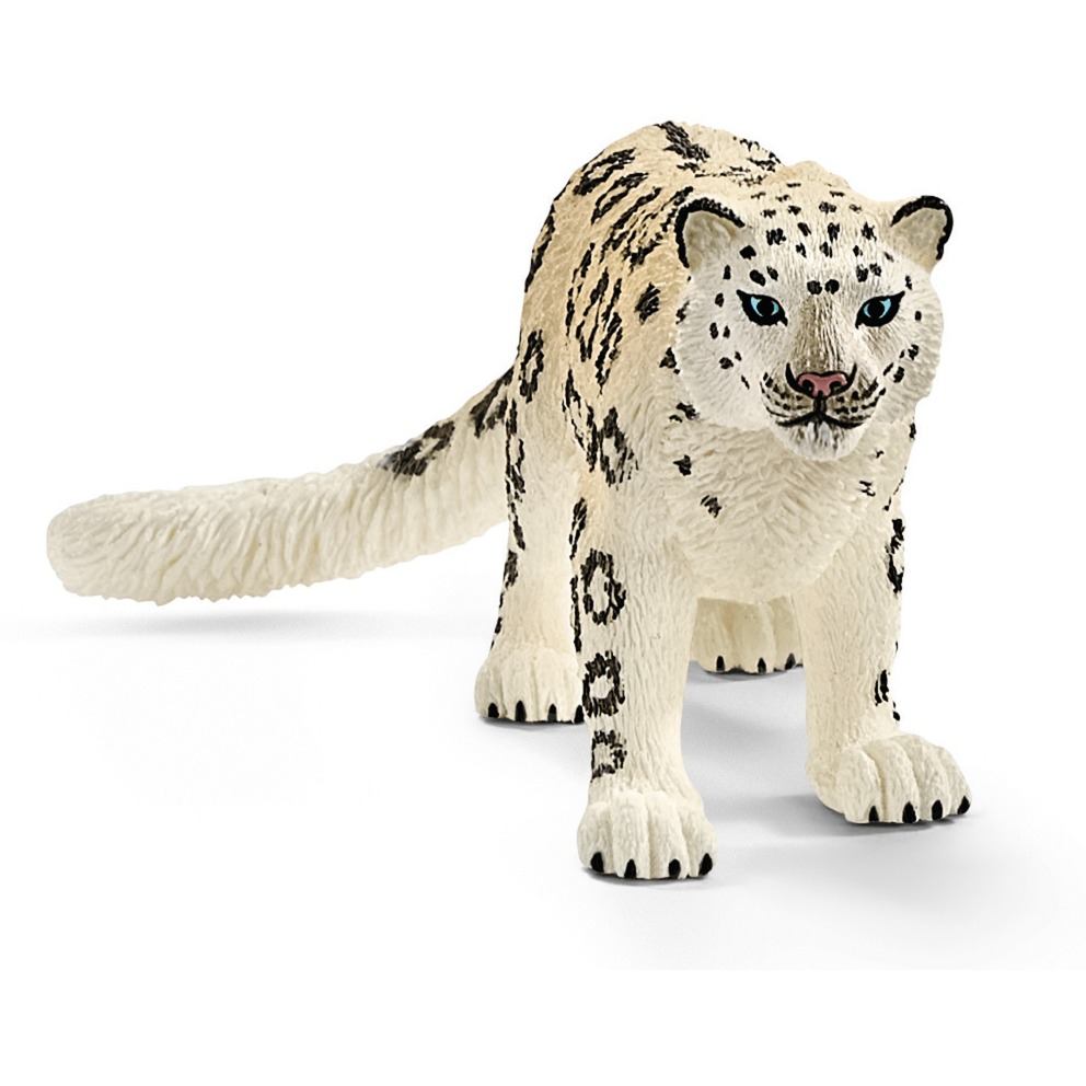 Schleich WILD LIFE Léopard des neiges, Figurine 3 an(s), Forest, Wild animals / adventure toys, Blanc, Plastique, 1 pièce(s)