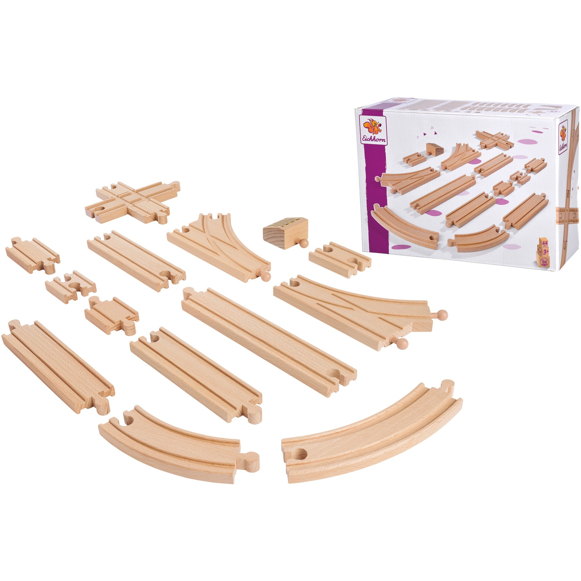 Grand assortiment de rails de train