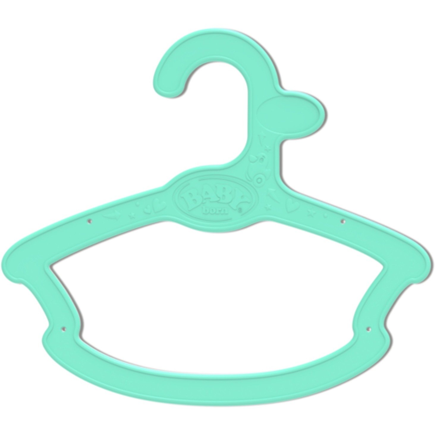 ZAPF Creation BABY born Hanger, 5 pack 43cm, Accessoires de poupée BABY born Hanger, 5 pack 43cm, Cintre de poupée, 3 an(s)