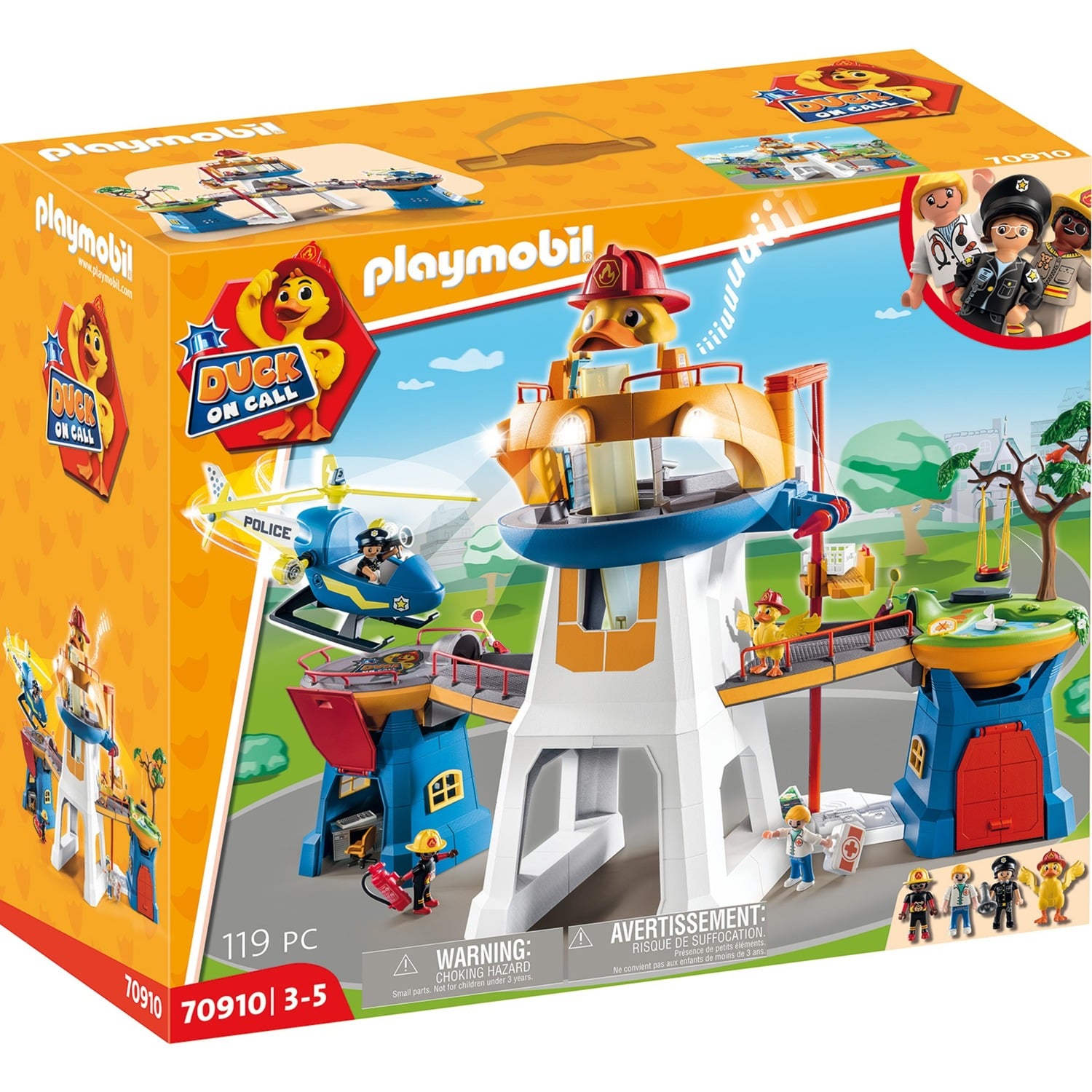 Playmobil - 70910 - duck on call - quartier general