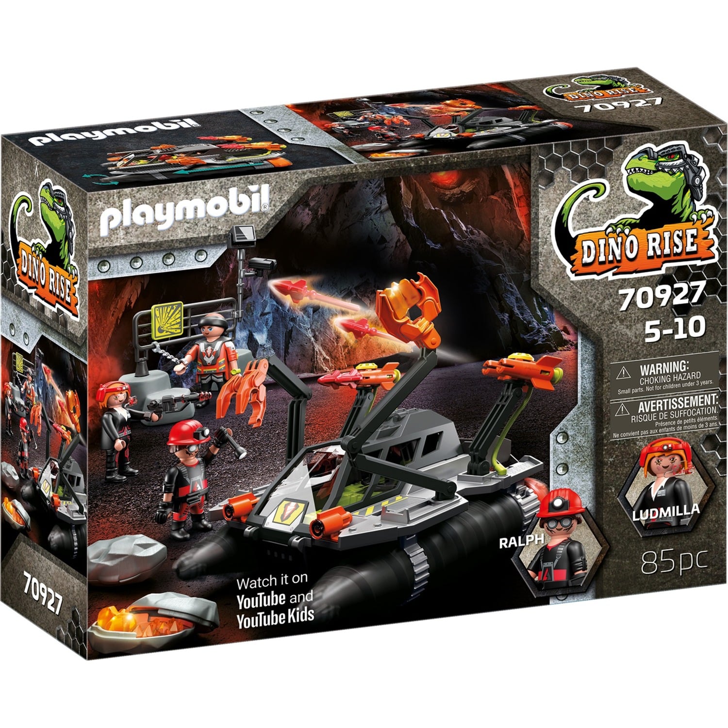 Playmobil - 70927 Comet Corp. Abbruchbohrer, Multicolor