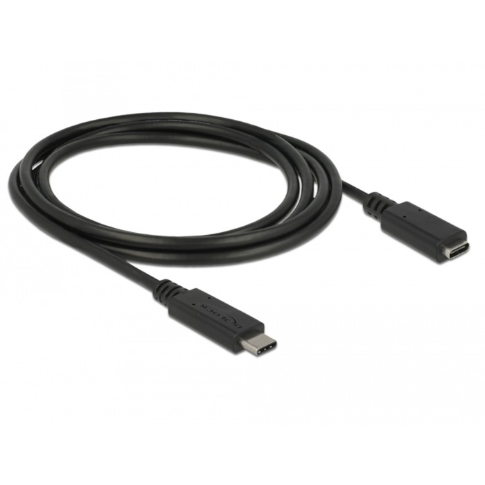 DELOCK  85534 c&acirc;ble USB 1,5 m USB 3.2 Gen 1 (3.1 Gen 1) USB C Noir