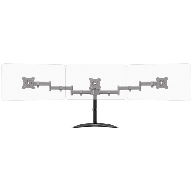 HAGOR 8710 support d'écran plat pour bureau 68,6 cm (27") Noir, Support de moniteur Noir, Autonome, 38,1 cm (15"), 68,6 cm (27"), 100 x 100 mm, Réglage de la hauteur, Noir