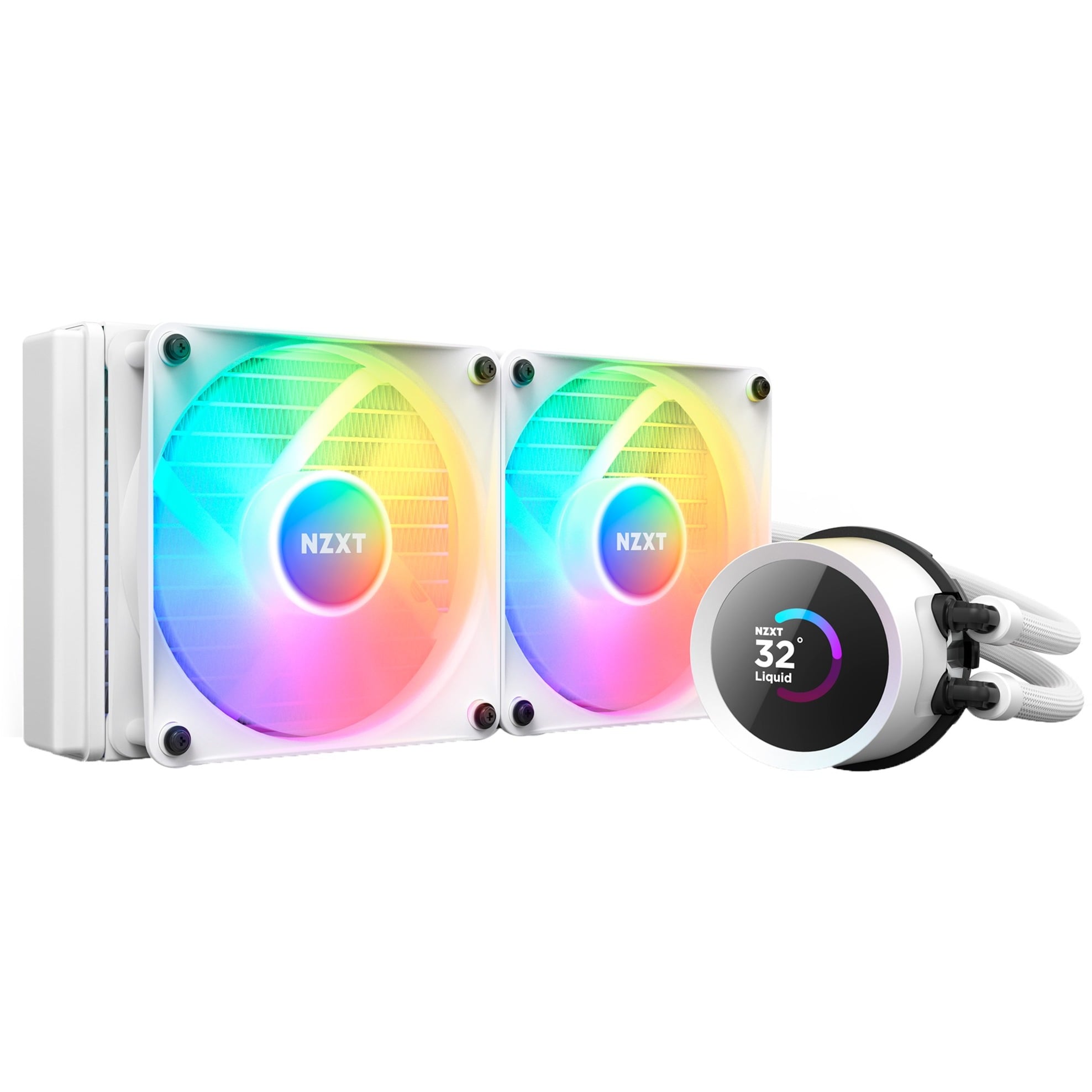 Watercooling > NZXT Nzxt Watercooling NZXT Kraken Blanc RGB 240mm