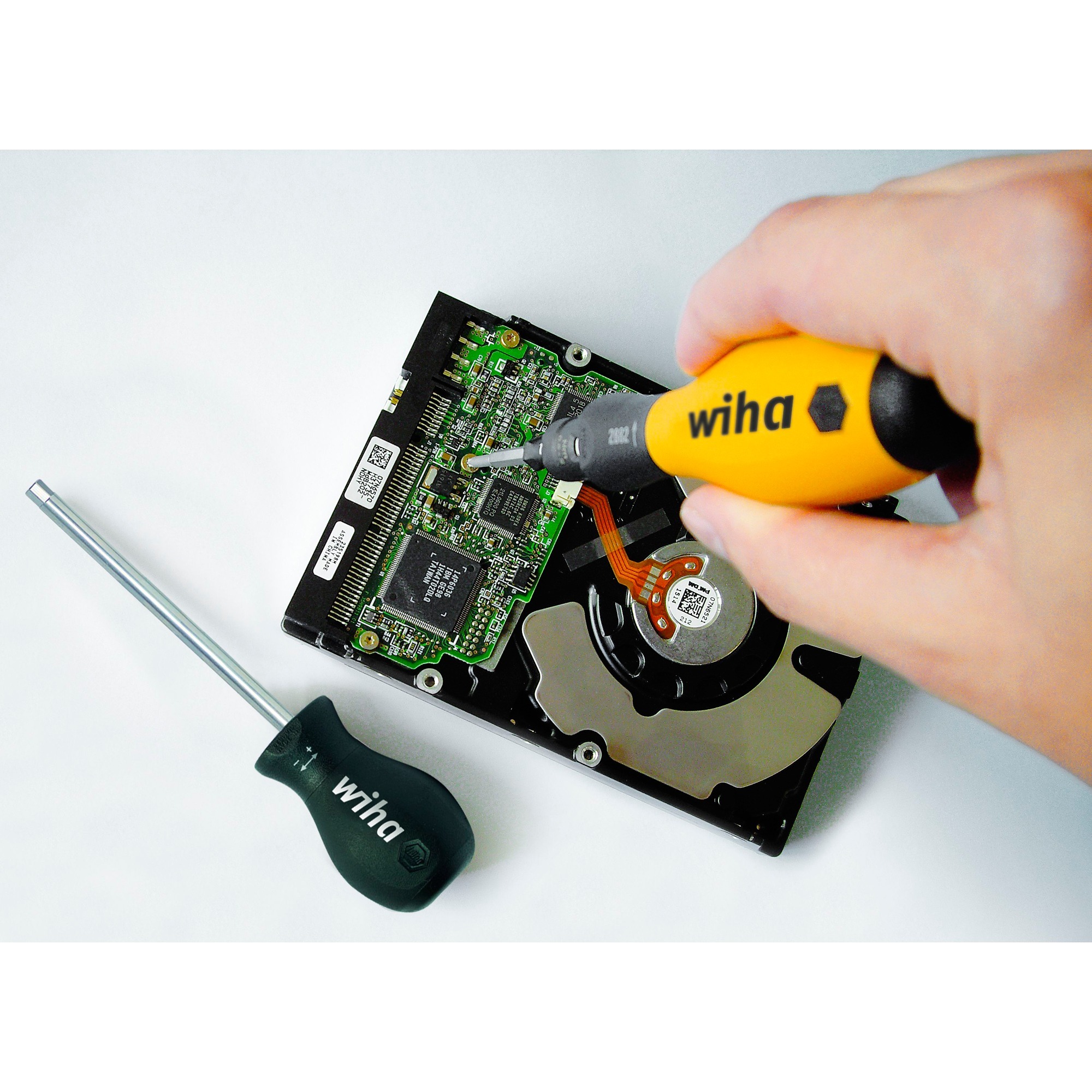 Wiha Tournevis dynamométrique TorqueVario-S ESD Noir/Jaune, 0,1 - 0,6 Nm