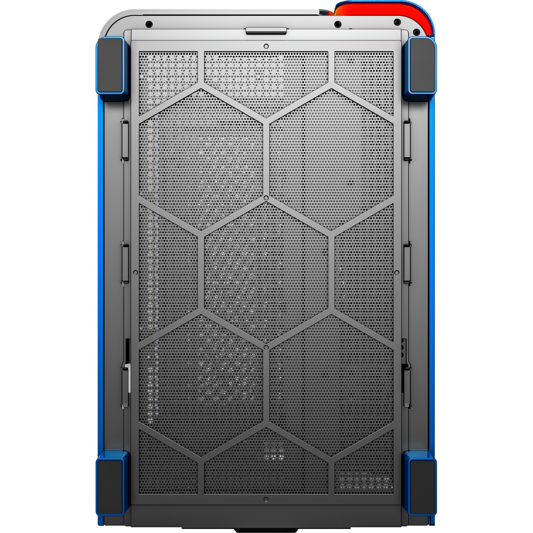 Montech  boîtier midi tower Bleu | 2x USB-A | 1x USB-C | RGB | Verre Trempé