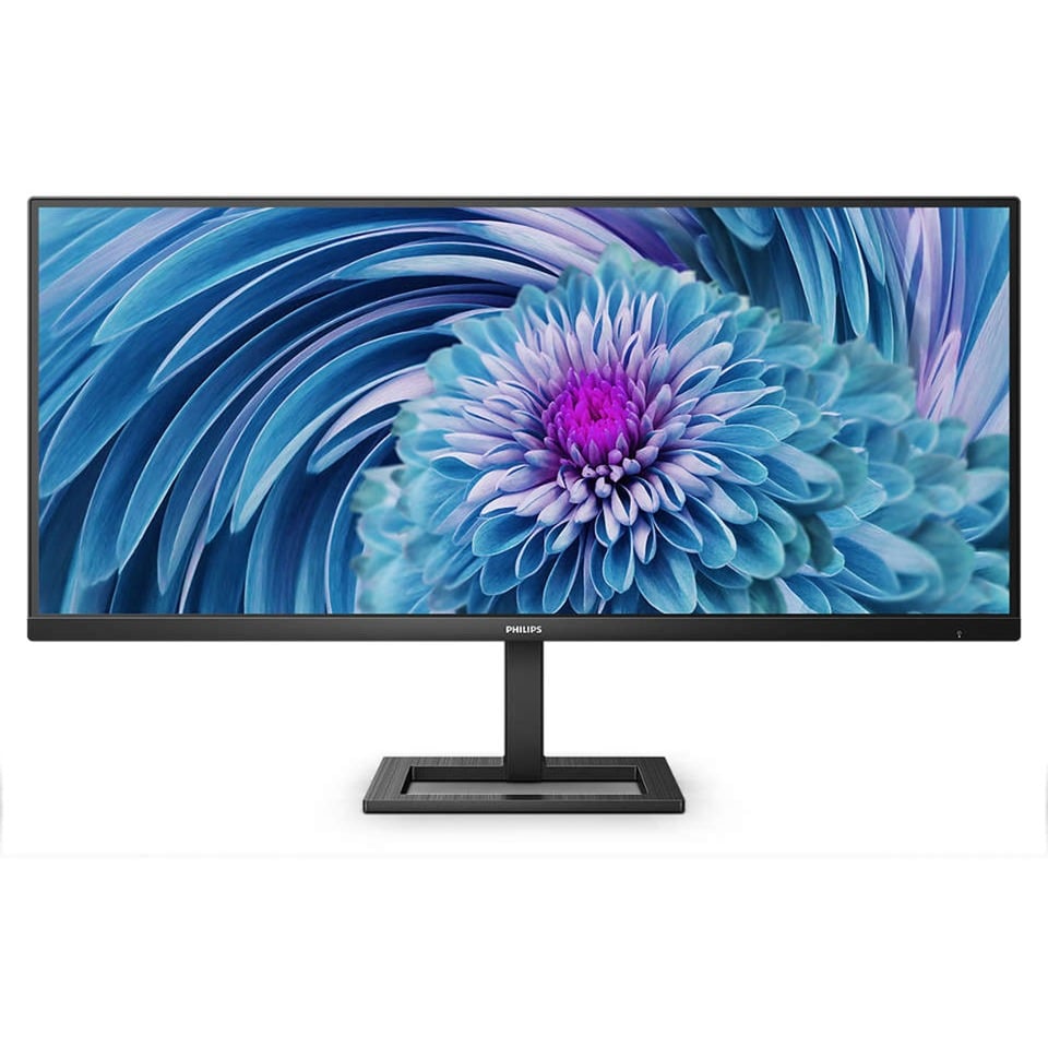 Philips 346E2LAE/00 34" Moniteur UltraWide  Noir, 86,4 cm (34"), 3440 x 1440 pixels, Wide Quad HD, LCD, 4 ms, Noir
