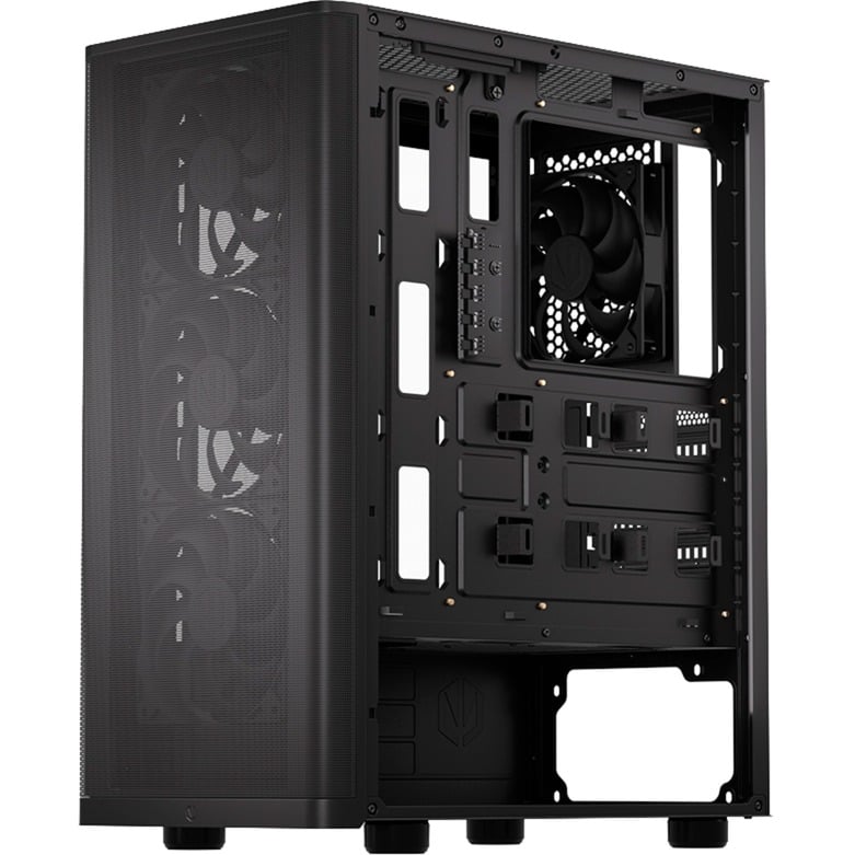 ENDORFY  boîtier midi tower Noir | 2x USB-A | Window