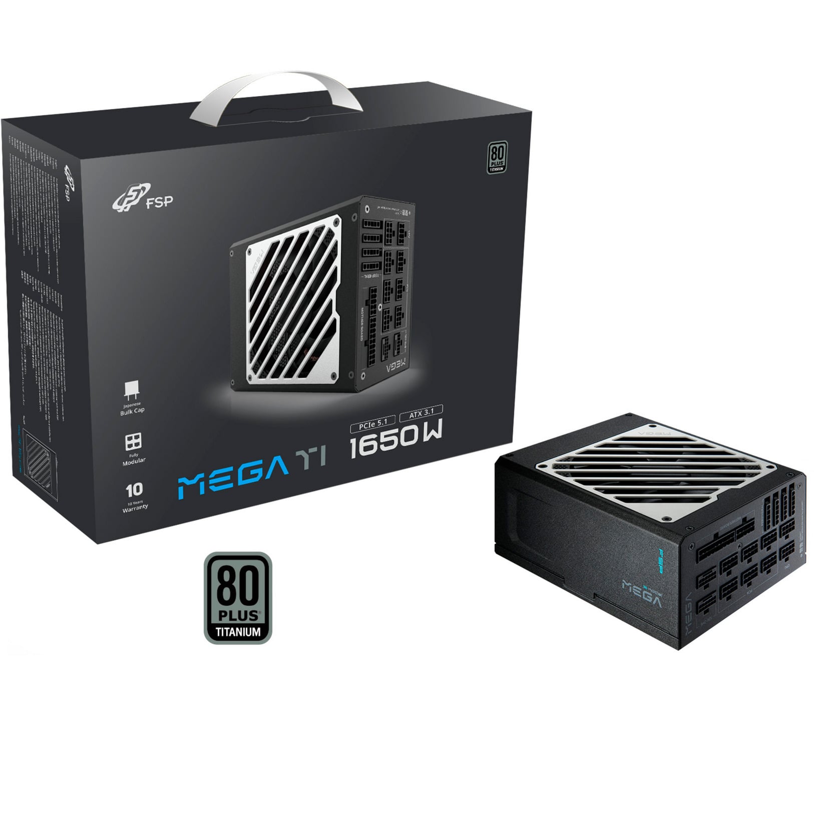 FSP MEGA TI 1650W alimentatore per computer 20+4 pin ATX ATX Nero