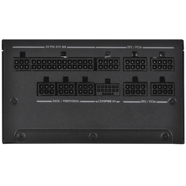 SilverStone SST-DA1000R-GM, 1000 Watt alimentation  Noir, 1x 12VHPWR, 7x PCIe, Gestion des câbles