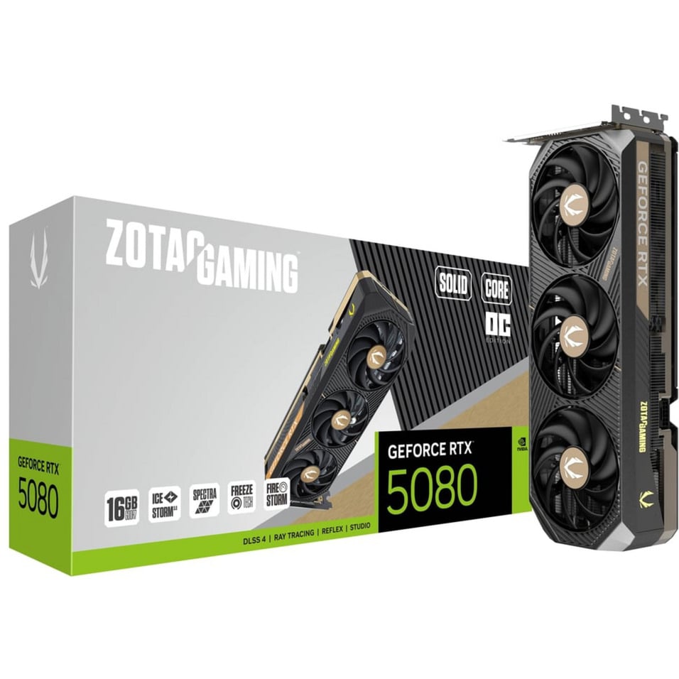 GeForce RTX 5080 SOLID CORE OC, Carte graphique