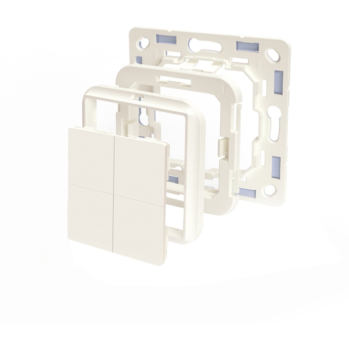 Wall Switch Adapter - Busch-Jaeger Adaptateur - Shelly