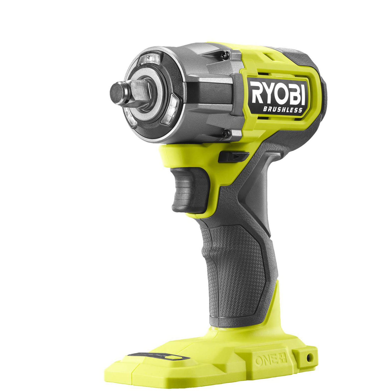 Ryobi - Boulonneuse à Chocs Compact 18 Volts One+, Brushless Sans Fil, 450Nm, 3 Modes + Mode Automobile - (Livrer Sans Batterie Ni Chargeur) - RIW18CBL-0-image