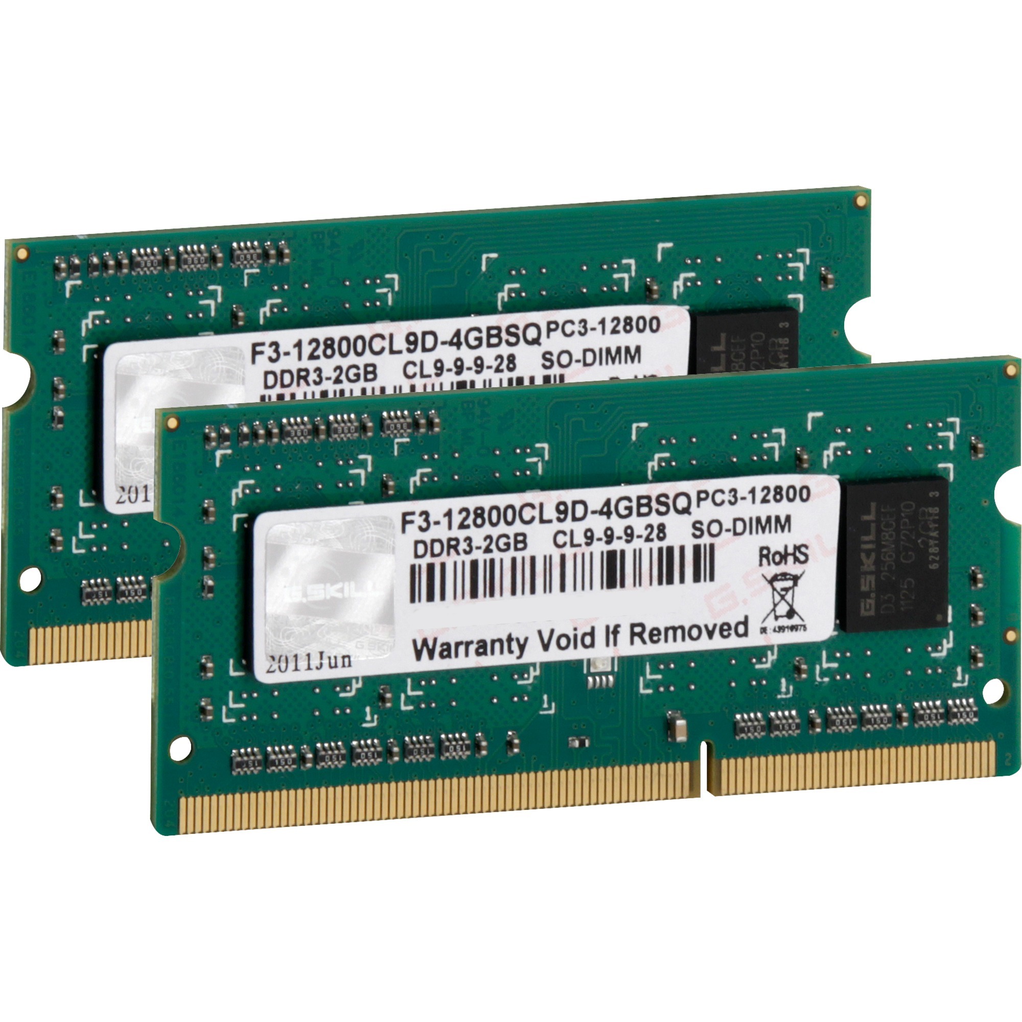 G.SKILL  4 Go DDR3-1600 Kit, M&eacute;moire