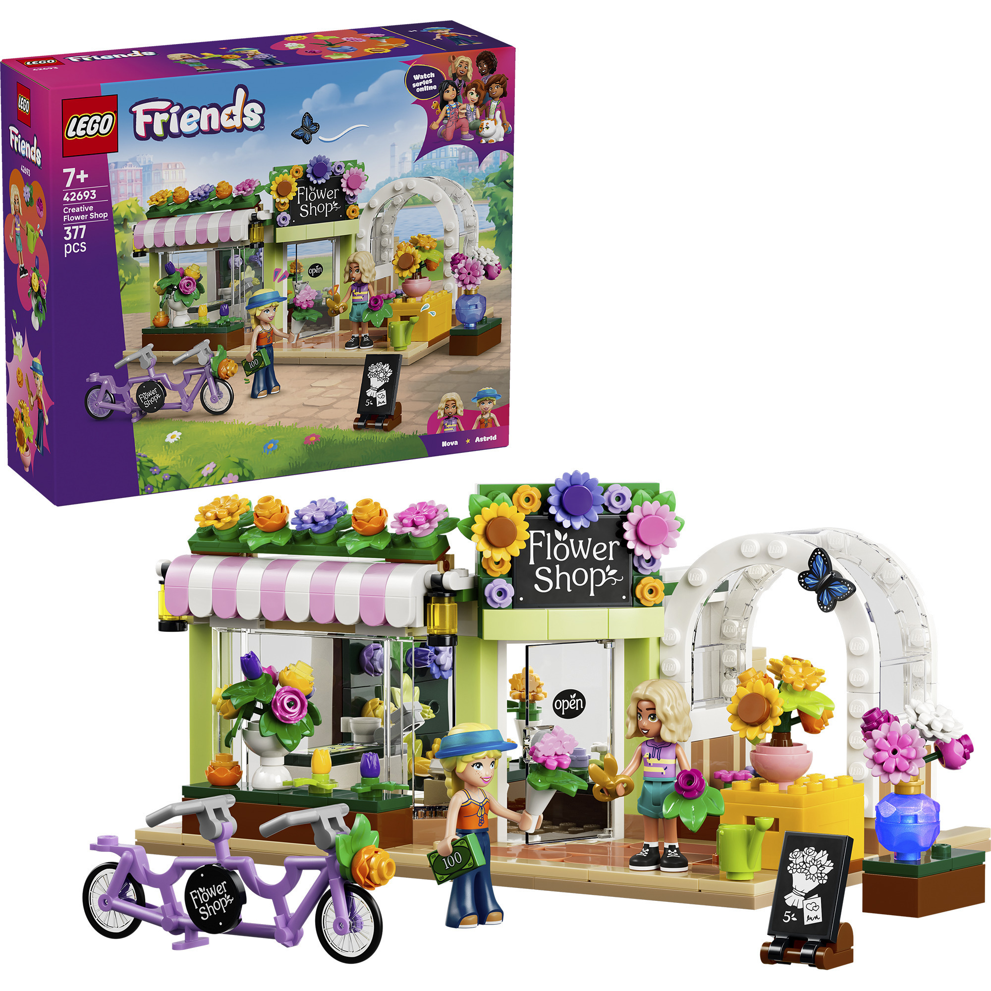 Lego® Friends 42693 Le fleuriste dès 7 ans