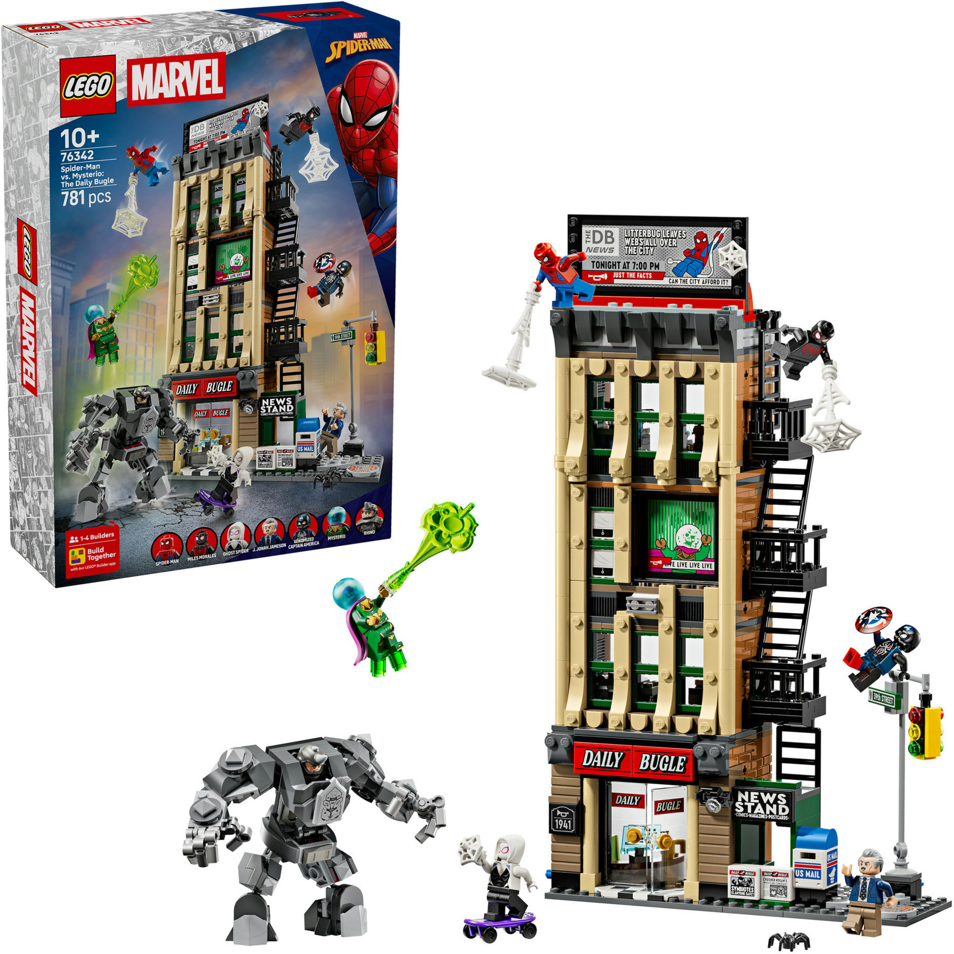 LEGO® Marvel 76342 Spider-Man contre Mystério : le Daily Bugle