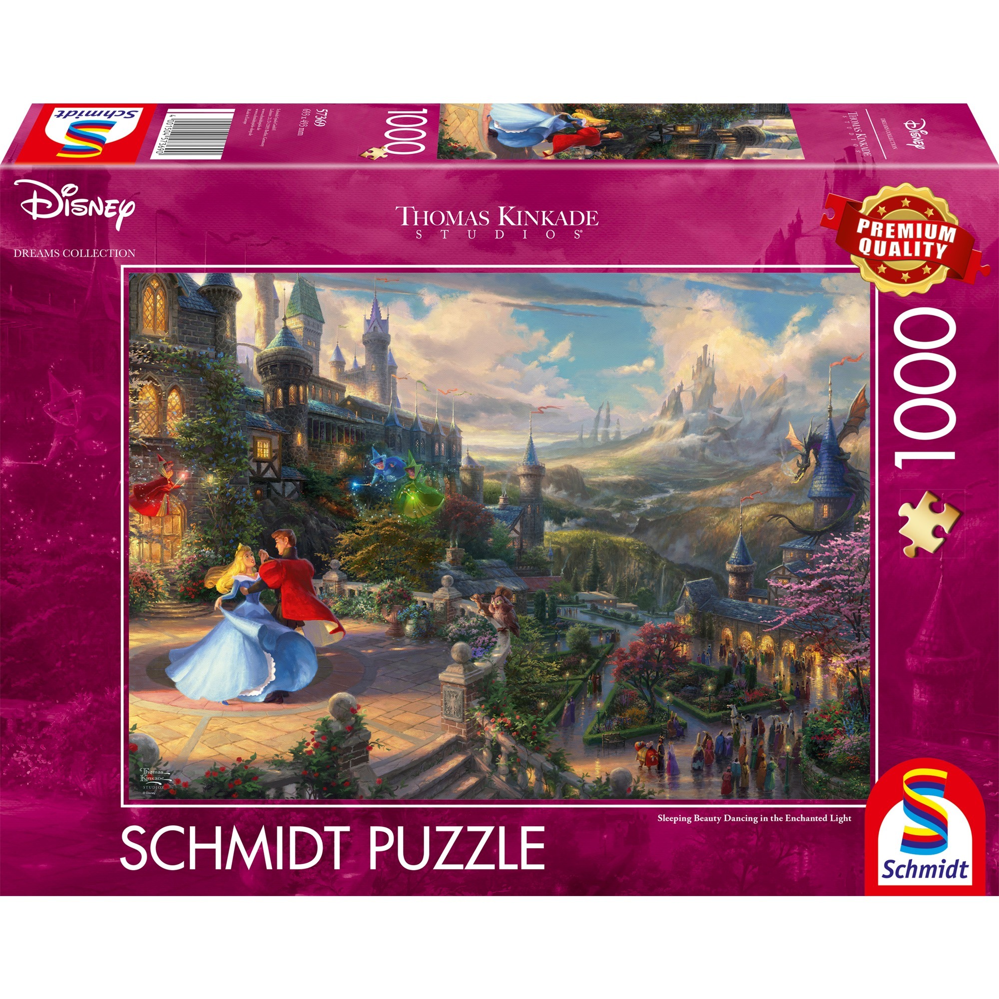 Thomas Kinkade Studios: Sleeping Beauty Dancing in the Enchanted Light, Puzzle