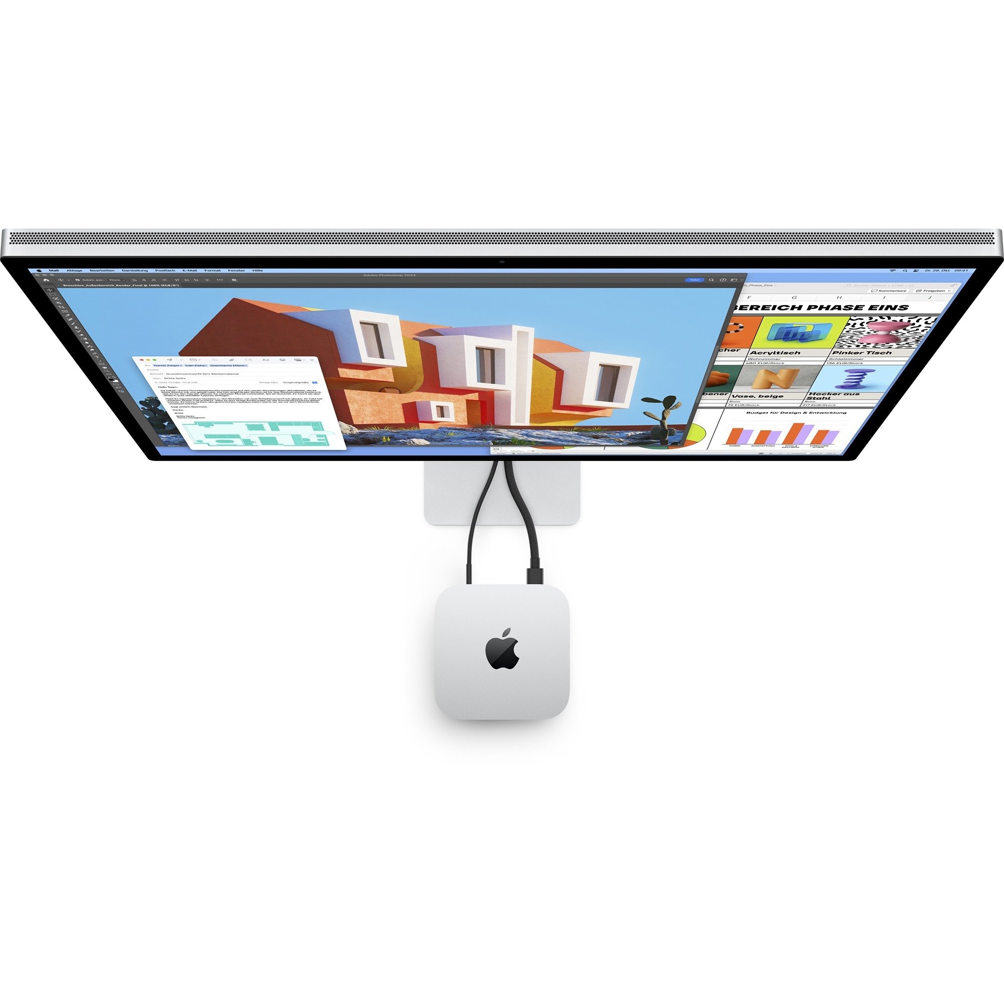 Apple Mac mini M4 2024 CTO, Systéme-MAC Argent