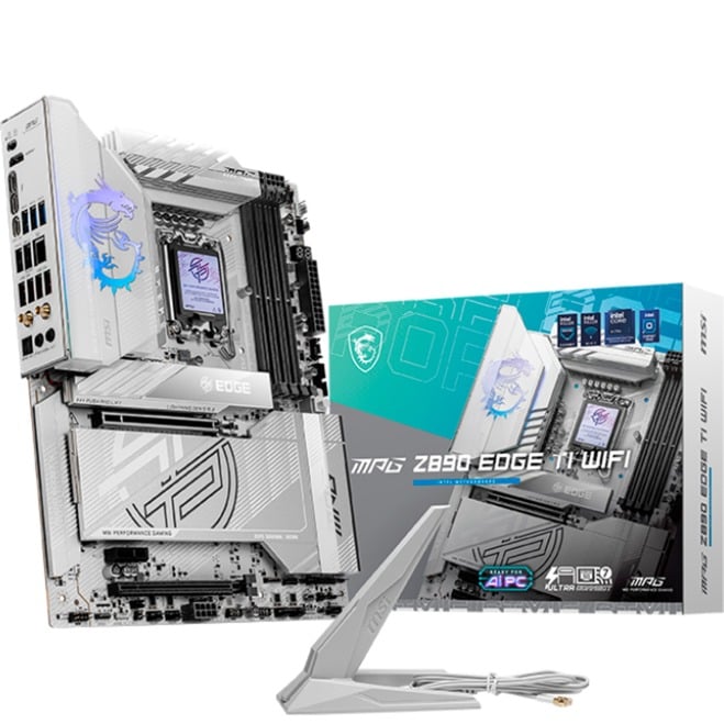 MSI MPG Z890 EDGE TI WIFI ATX Mainboard Sockel 1851 TB4/HDMI