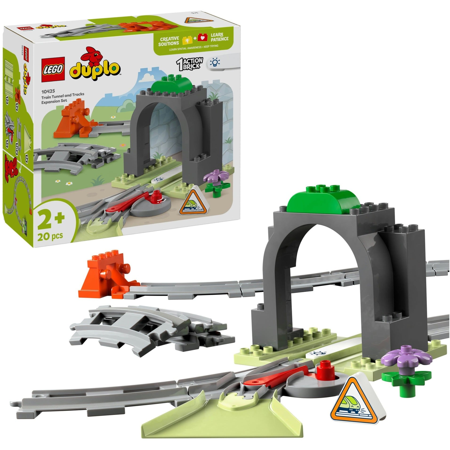 LEGO DUPLO Train Tunnel and Tracks Expansion Set Toy 10425