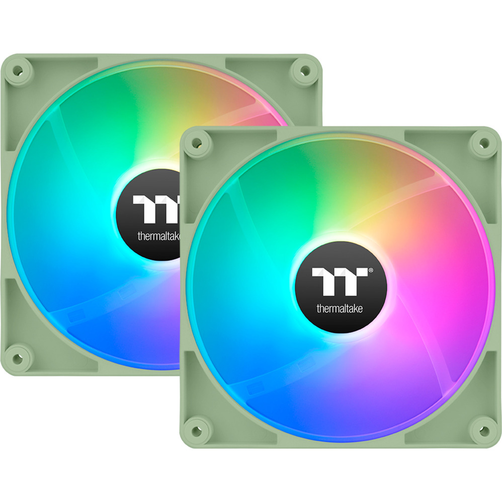 Thermaltake CT120 Reverse ARGB Sync Matcha Green 2 Pack | Gehäuselüfter