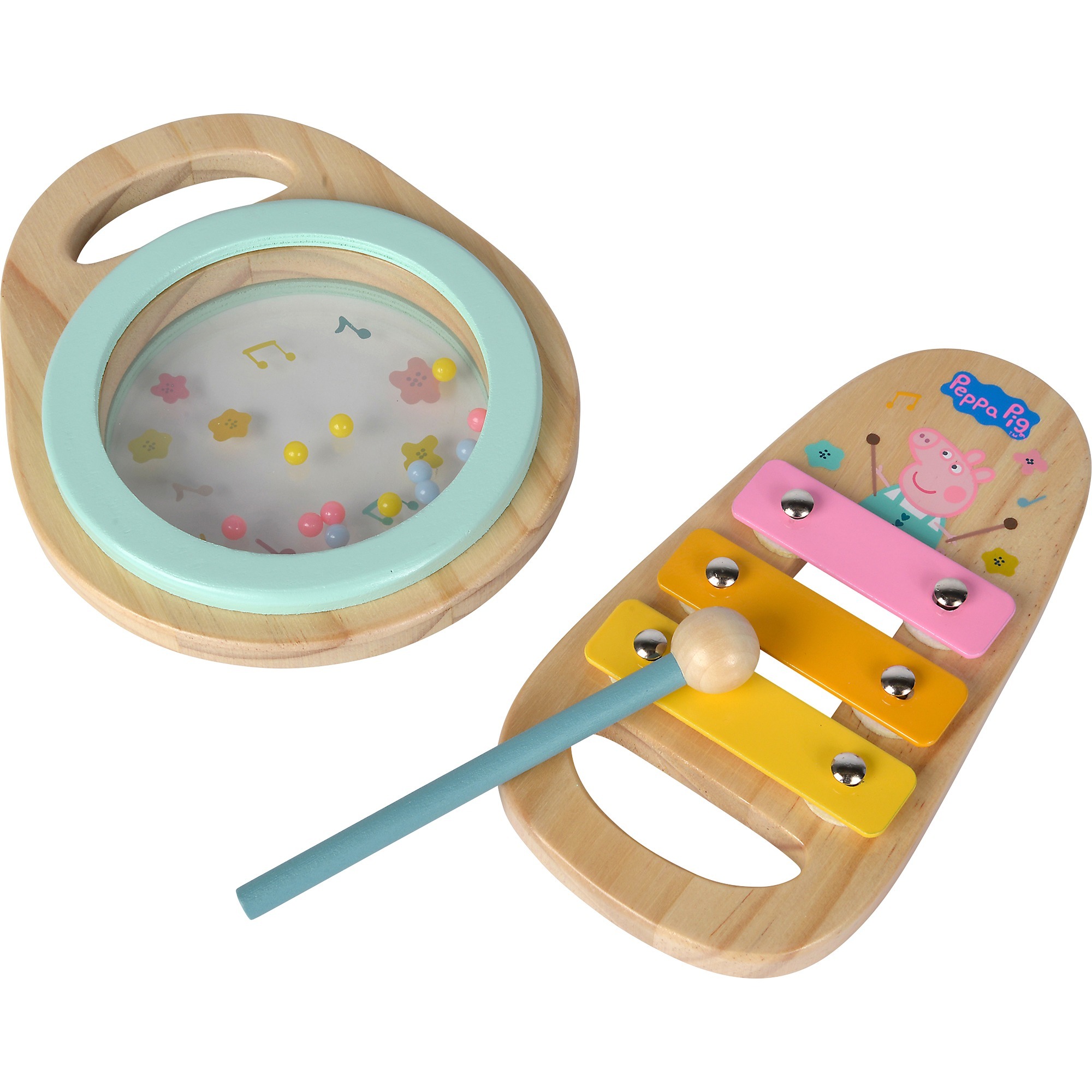 Peppa Pig ensemble musical en bois, Jouets musique