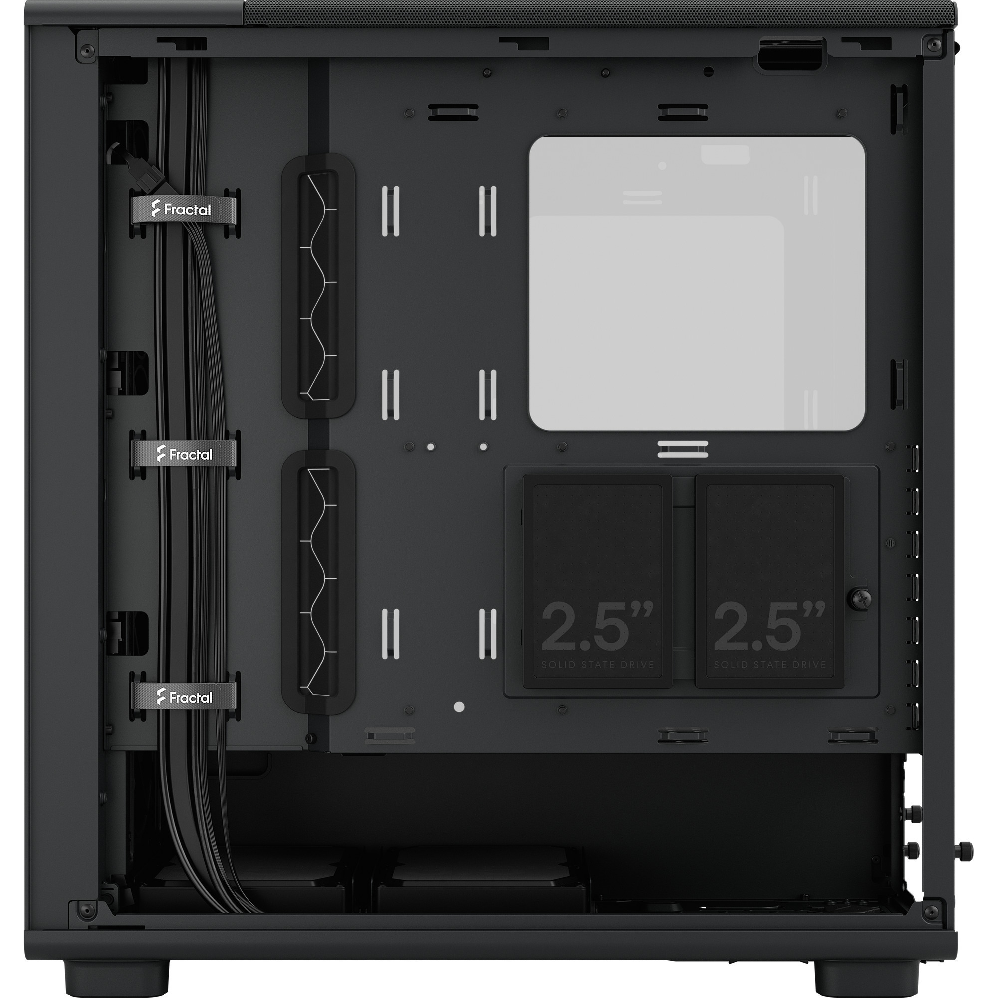 Fractal Design Epoch boîtier midi tower Noir | 2x USB-A | 1x USB-C | Verre Trempé