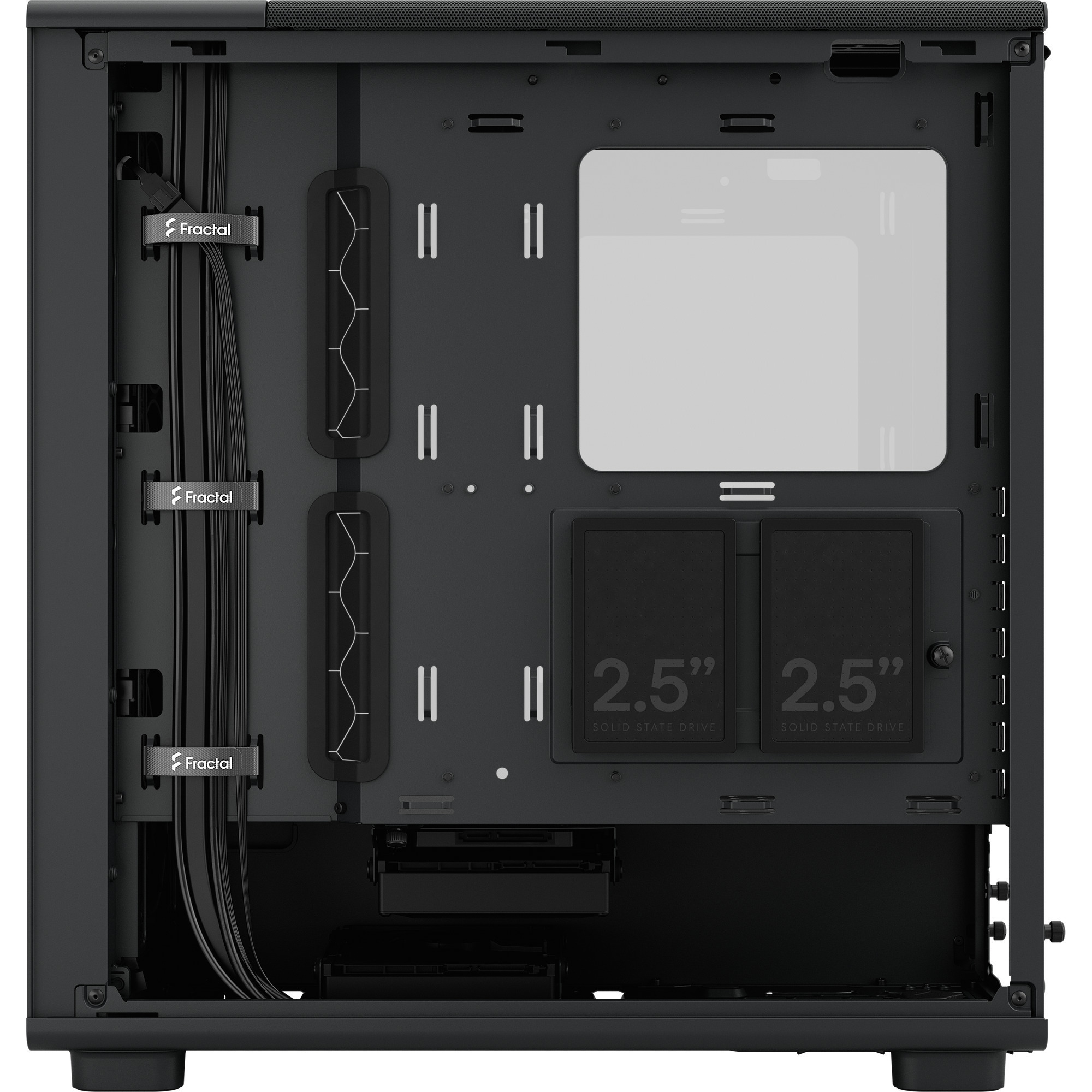Fractal Design Epoch boîtier midi tower Noir | 2x USB-A | 1x USB-C | Verre Trempé