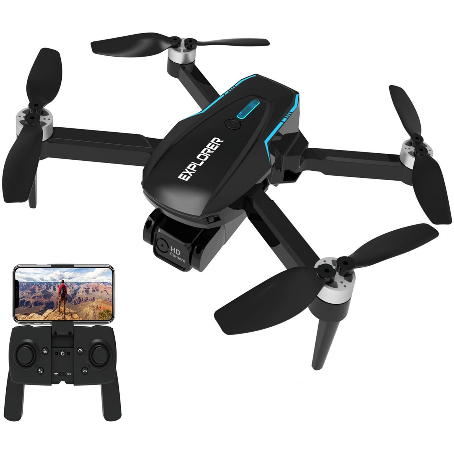 REVELL  Control 23805 Drone quadricopt&egrave;re pr&ecirc;t &agrave; fonctionner (RtR)