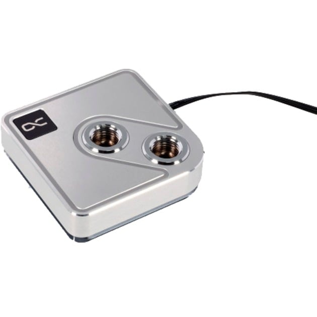 Alphacool Core 1 Aurora CPU-Kühler, ARGB - Silber CPU-Kühler mit Lüfter