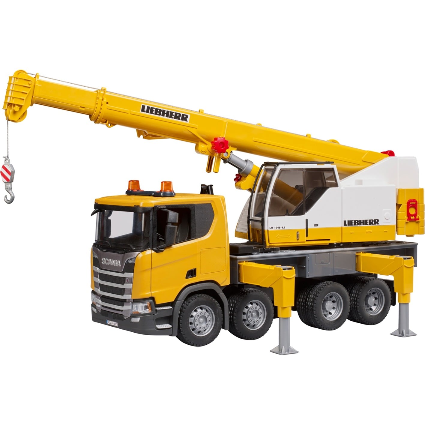 Bruder Scania Super 560R Liebherr Kran-LKW Fertigmodell LKW Modell