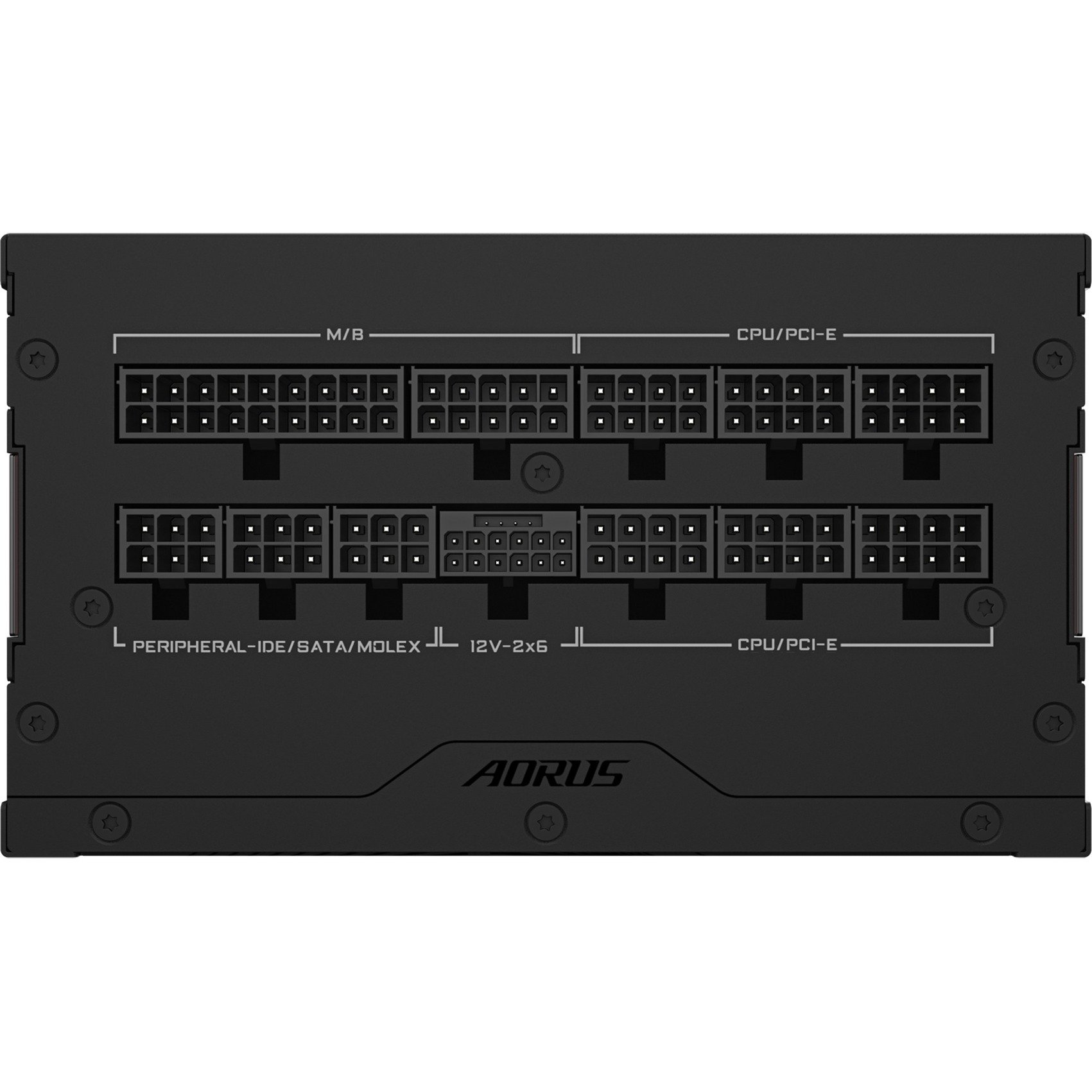 GIGABYTE GP-AE1000PM PG5, 1000 Watt alimentation  Noir, 6x PCIe, 1x 12VHPWR, Gestion des câbles
